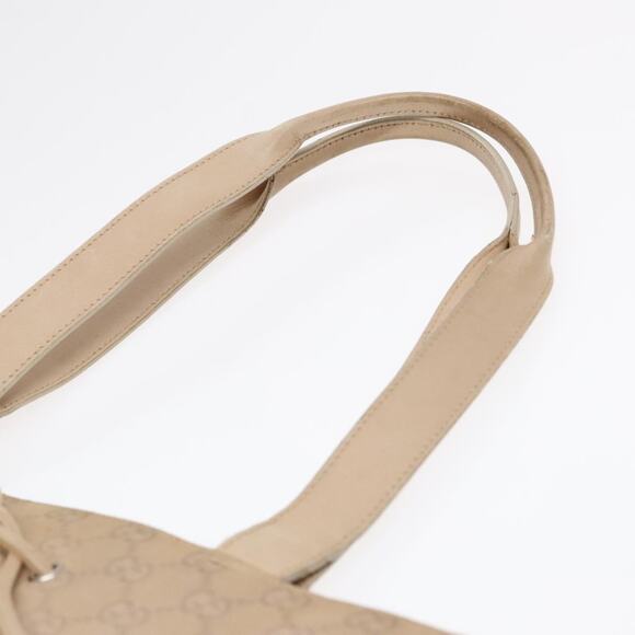 GUCCI GG Canvas Tote Bag Beige Silver 002 002 - Picture 8 of 16